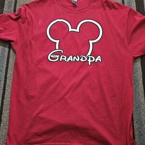 Gildan Kids T-Shirt - Red Grandpa Graphic